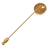 エルメス セリエ ピンブローチ ゴールド メッキ レディース HERMES 【中古】